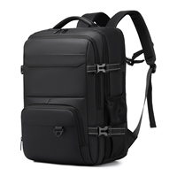 Sac à dos d'affaires haut de gamme personnalisé pour hommes et femmes, 15,6 pouces, grande capacité, sac à dos de voyage avec design antivol et USB