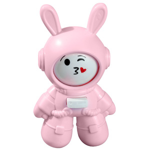 Jouet Lapin Astronaute Pierre-Papier-Ciseaux en Plastique à Visages Changeants pour Enfants de 2 à 4 Ans, Cadeau Nouveauté Unisexe - Product Image 1