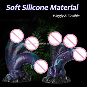 Petit dinosaure Silicone masseur de Prostate Alien bout à bout gode stimulateur Anal hommes Gay adulte Sex Toy masturbateur - Product Image 3