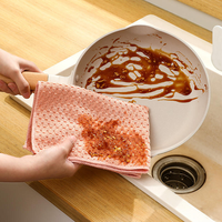 Serviettes en microfibre à texture gaufrée de qualité supérieure, réutilisables et lavables, serviettes de cuisine, chiffon de nettoyage multi-usages