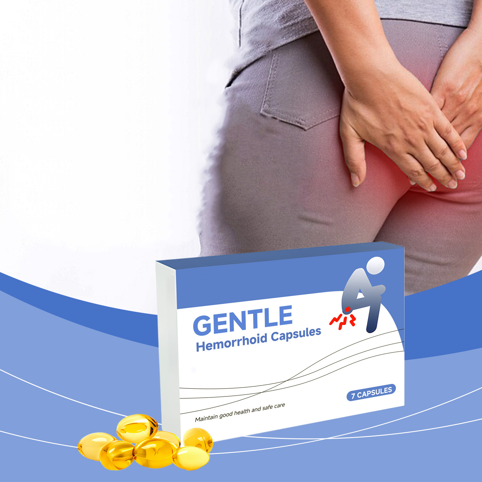 Factory Direct Wholesale OEM Chinese Natural Herbs Strength Hemorrhoid Capsule Health Care Hot Selling