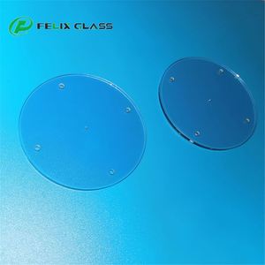 Lámina de Vidrio Redonda con Recubrimiento AR FELIX, con Borde Sin Recubrimiento de 3 mm, Ventana de Vidrio Óptico con Recubrimiento - Product Image 1