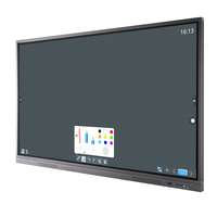 65 pulgadas inteligente interactivo pizarra para la reunión y enseñanza habitación Full HD Panel plano con rodando soporte de TV
