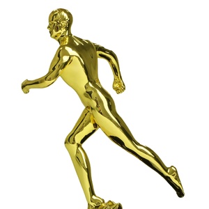Gold Statue Man Indoor Metal Sportsman Sculpture Small Size Running Man Resin <strong>Figurine</strong> Awards Souvenir for Champion Cups - Product Image 5
