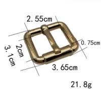 Boucle à ardillon tendance en alliage de zinc de 26 mm – Accessoire polyvalent de haute qualité pour sacs, chaussures et bottes