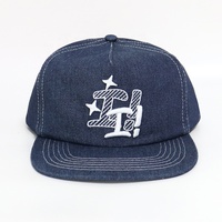 Fabricante profesional personalizado nuevo producto 2025 últimos modelos de alta calidad 5 paneles personalizados Vintage Denim Snapback Hat
