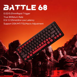 EWEADN battle68 trimode Bàn phím trục từ 68 phím PBT Keycaps Kailh công tắc đường viền lightbar hiệu suất chơi game cơ học - Product Image 1