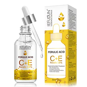 Sefudun soro de ácido ferulico reparação solar, 30ml, anti-envelhecimento, clareamento, nutritivo, antioxidação da pele, vitamina c
