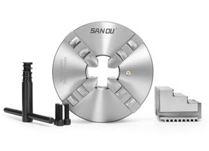 Speciale Prijs Sanou Merk 4-Jaw Claw Koppeling K12 160Mm Doorgaande Gat Zelfcentrerende Handmatige Klauwplaat Voor Draaibank - Product Image 4