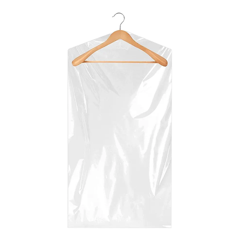 Plastic Garment Covers for Hanging Clothes Dust-Proof Clothes Covers for Dresses Suits Dust Proof Dry Plastic Dry Cleaning Bag
