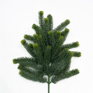 Hojas de <span class=keywords><strong>Araucaria</strong></span> de Goma Suave KH, Hojas Artificiales de Ciprés, Hojas de Abeto Brasileño, Follaje de Abeto Frío para Decoración del Hogar - Product Image 2