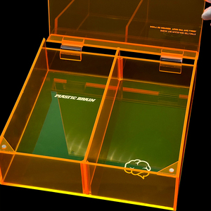 Tùy Chỉnh Lụa Màn Hình In Ấn <span class=keywords><strong>Acrylic</strong></span> Hộp Lưu Trữ Với Uốn & Cắt Dịch Vụ Màu Mờ Thủy Tinh Hữu Cơ Hộp Vẽ - Product Image 2