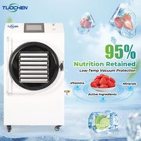 Industriële voedselveilige SUS304 vacuümfreeze-dryer apparatuur 15kg 20kg automatische vriesdroogmachine voor snoep en fruit