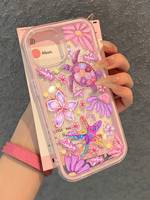 Coque de téléphone portable en TPU style été pour iPhone 14 12 15 17 Air 18 Pro Max, coque 2-en-1 à changement de couleur, protection arrière
