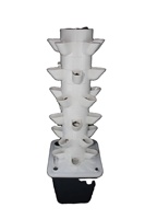 Système de plantation pneumatique vertical aéroponique hydroponique cylindrique pour petit jardin, économique, avec réservoir d'eau de 30L en ABS de qualité alimentaire