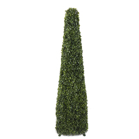 Arbre Topiaire Artificiel en Buis Vert de 60 cm, en Plastique, Effet Naturel, Écologique, Résistant aux UV et Ignifuge, Vente en Gros