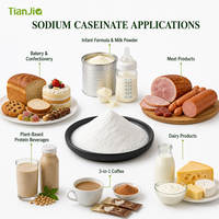 Poudre de Caseinate de Sodium Tianjia, Ingrédient Protéiné Laitier pour la Formulation Alimentaire, des Boissons et Nutritionnelle