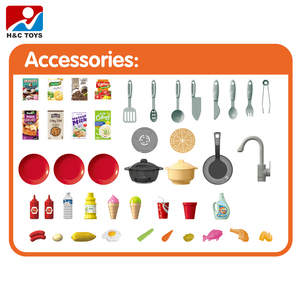 Grande tavolo da cucina più set di stoviglie elettrico multifunzione di talento <span class=keywords><strong>chef</strong></span> cucina giocattolo piccolo <span class=keywords><strong>chef</strong></span> - Product Image 4