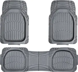 High Quality All Series Car Floor Mats Full Set Carpet Waterproof 3 Pieces Car Mat for Universal