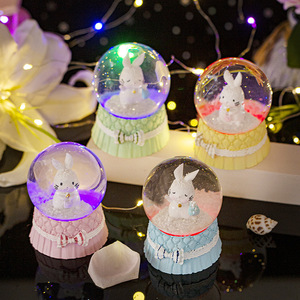 الأكثر مبيعًا دمية كارتونية من الراتنج لعبة كرة الثلج المضيئة للأطفال - Product Image 2