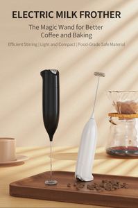 Mousseur à lait électrique portatif en gros, fonctionnant sur piles, fouet à café et à thé en ABS + acier inoxydable pour matcha et collagène - Product Image 5