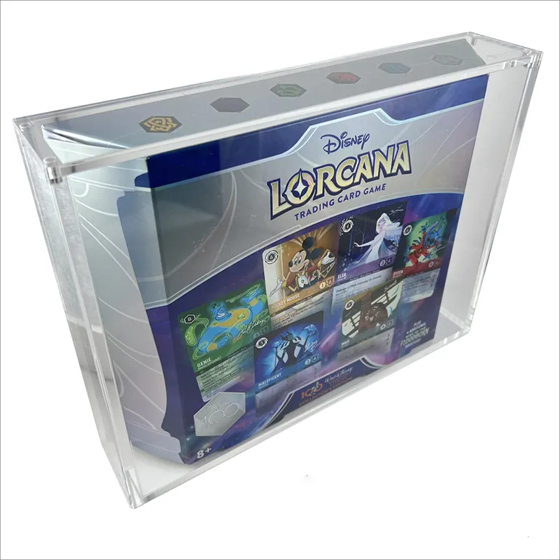 Custom Premium Acrylic Display Protector Case for Lorcana TCG Gift Set D100