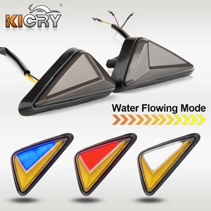 Xe Máy <span class=keywords><strong>Flush</strong></span> núi tam giác lần lượt tín hiệu ánh sáng nước chảy LED chỉ số đèn cho <span class=keywords><strong>Yamaha</strong></span> cho Honda cho Kawasaki cho SYM - Product Image 2