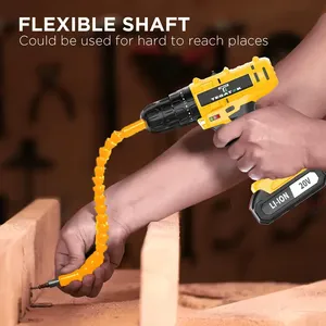 Kit <span class=keywords><strong>trapano</strong></span> senza fili <span class=keywords><strong>20V</strong></span> per uso domestico-<span class=keywords><strong>trapano</strong></span> senza fili e accessori - Product Image 6