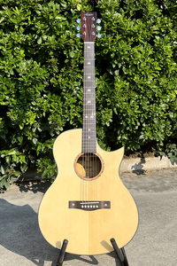 Aiersi Chất lượng cao Acoustic Guitar rắn vân sam hàng đầu và gỗ hồng mộc OEM ODM cutaway nhạc cụ dân gian sản xuất Trung Quốc nhà máy - Product Image 2