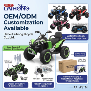 Nouvelle voiture électrique pour enfants 12v 24v ATV 4x4 avec 2 places, grand <span class=keywords><strong>espace</strong></span>, voiture électrique pour enfants, jouets à roulettes, voiture ATV pour bébé - Product Image 5