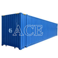 Conteneur de transport de marchandises sèches de 45 pieds en acier Corten certifié CSC, grande capacité, type High Cube, à vendre