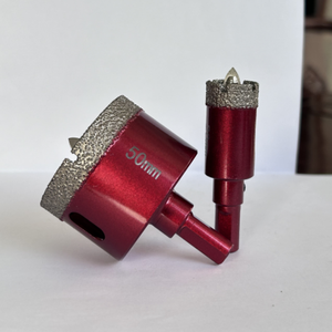 Chất Lượng Cao Kim Cương Bằng Đá Cẩm Thạch Lỗ Saw Cutter 16Mm-200Mm Gốm Gạch Hướng Dẫn Khoan <span class=keywords><strong>Bits</strong></span> Trung Tâm Khoan Bit - Product Image 2