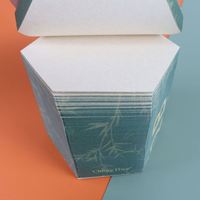Briques de papier hexagonales 3D autocollantes personnalisées, design sur mesure, logo imprimé, notes adhésives créatives et tendance pour