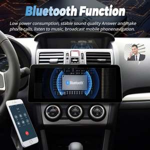 Reproductor de Video para Auto con Pantalla de 12.3 Pulgadas y Resolución 1920*720, Android 13, Radio Estéreo para Subaru Forester Xv 2016, GPS, Multimedia, Carplay, Unidad Principal - Product Image 4