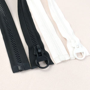 DAWEI Vente chaude Fermeture éclair en résine à glissière à bout ouvert en plastique robuste à verrouillage automatique Zhejiang Délai de production d'échantillon de 7 jours pour les vêtements textiles - Product Image 1