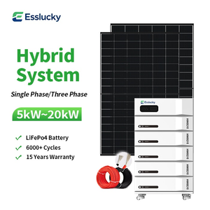 럭스 파워 하이브리드 인버터 가격 럭스파워 5kw 배터리 저장 시스템으로 가정용 태양광 발전 시스템 구축 - Product Image 1