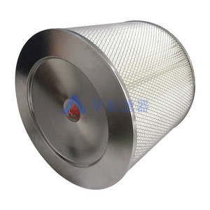 HHLQQ Élément filtrant de dépoussiérage de levage 350*300 Cartouche en fibre de polyester Équipement de filtration industrielle à quatre vis Chine - Product Image 3