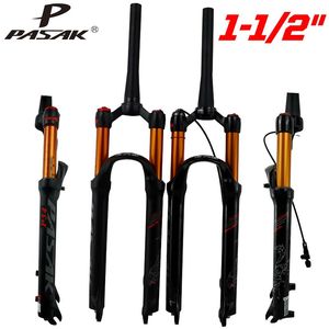 Phuộc xe đạp khí nén 26\" 27.5\" 29er 1-1/2\" MTB phuộc giảm xóc khí nén dầu hợp kim nhôm 39.8 - Product Image 3