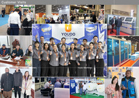 Youdo Machines Bouteille En Plastique En Aluminium Peut Tunnel De Refroidissement Pasteurisateur pour Jus Lait Café Boisson