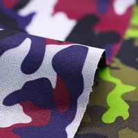 ผ้าดิจิตอลที่กำหนดเองลายพรางทหารพิมพ์600d Oxford ด้วยผ้าพีวีซี