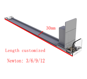 Customized Best Seller Supermarket Adjustable Can Bottle Display <b>Plastic</b> <b>Shelf</b> Pusher Tray - Product Image 1