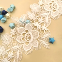 Nouveau Conçu Floral Lait Soie Guipure Suisse Dentelle Français Dentelle Robe De Mariée Tissu Robe De Mariée Robe De Soirée Accessoires