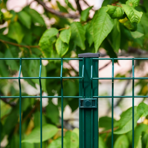 Panneau de clôture de jardin en acier galvanisé de haute qualité, revêtu de PVC, courbé en 3D, à pliage en V, en treillis soudé, avec cadre revêtu pour la sécurité - Product Image 2