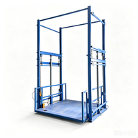 Mini-ascenseur hydraulique personnalisé pour la maison, petit élévateur vertical de fret pour le transport de marchandises en intérieur dans les villas et les magasins