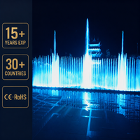 Fontaine musicale extérieure Lishi Environment sur mesure pour terrains secs, élément aquatique au sol pour parcs et places publiques, OEM