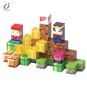 Blocchi Magnetici da Costruzione Chengji, Giocattoli Cubo Magnetico, Blocchi Colorati a Tema Avventura per Bambini - Product Image 1