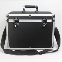 Valise à outils portable pour coiffure, boîte de rangement pour outils, boîte de toilettage pour chevaux en aluminium OEM/ODM, sans frais de moule, mallette de toilettage pour animaux