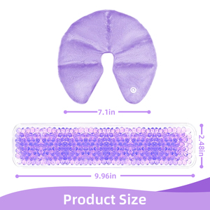 Novo Lançamento: Pacote Quente/Frio para Alívio Pós-Parto com Pérolas de GEL, Conjunto de Bolsas de Gelo com Envoltório de Tecido Macio - Product Image 3