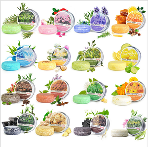 OEM Großhandel Kräuterextrakte Vegane Bio-Schlankheits-Shampoo-Riegel Seife Rose Zitrone Lavendel Kaffee Ingwer für Erwachsene mit Fettiger Haut - Product Image 5
