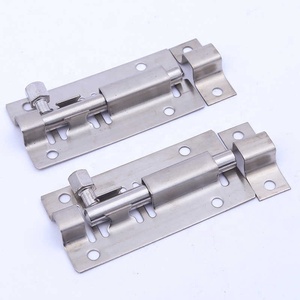 Perno de acero inoxidable 304 sin perforación, puerta de madera antirrobo, cerradura de baño, hebilla de cerradura de puerta corredera antigua JHL9932 - Product Image 2